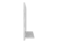 Helloshop26 Espejo-Espejo de baño 40 x 10,5 x 37 cm aglomerado 02_0006942 Gris