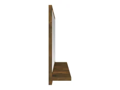 Helloshop26 Espejo de baño 40 x 10,5 x 37 cm madera de ingeniería roble ahumado 02_0006893 Beige Clearance
