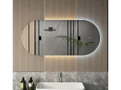 Vicco Espejo de baño 110x3x50 Blanco Sale