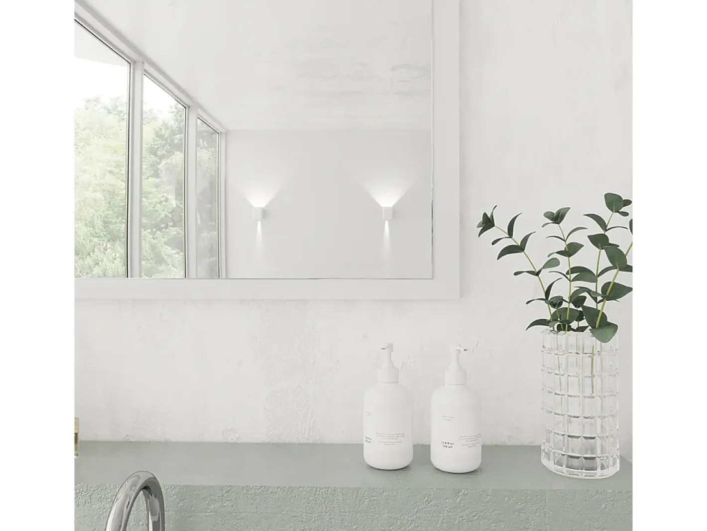 Vicco Espejo-Espejo de baño 45x2x60 emma Blanco