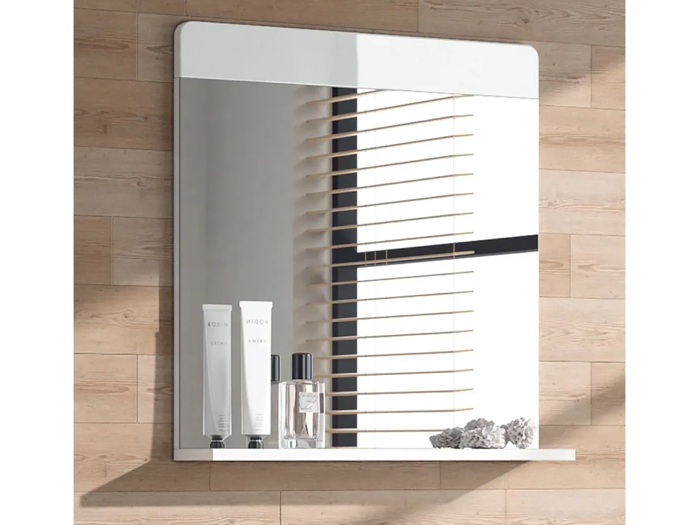 Vicco Espejo-Espejo de baño 60x12x62 izan Blanco