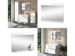 Vicco Espejo-Espejo de baño 80.1x12x62 izan Blanco
