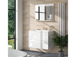 Vicco Espejo-Espejo de baño 80.1x12x62 izan Blanco