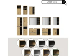 Hot Vicco Espejo de baño 2x80x65 viola Blanco