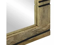 Espejo de baño con espejo Marrón 50 x 2,5 x 70 cm Marru00f3n New