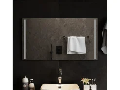 Espejo de baño con LED 90x50 cm ES216596 Transparente Discount