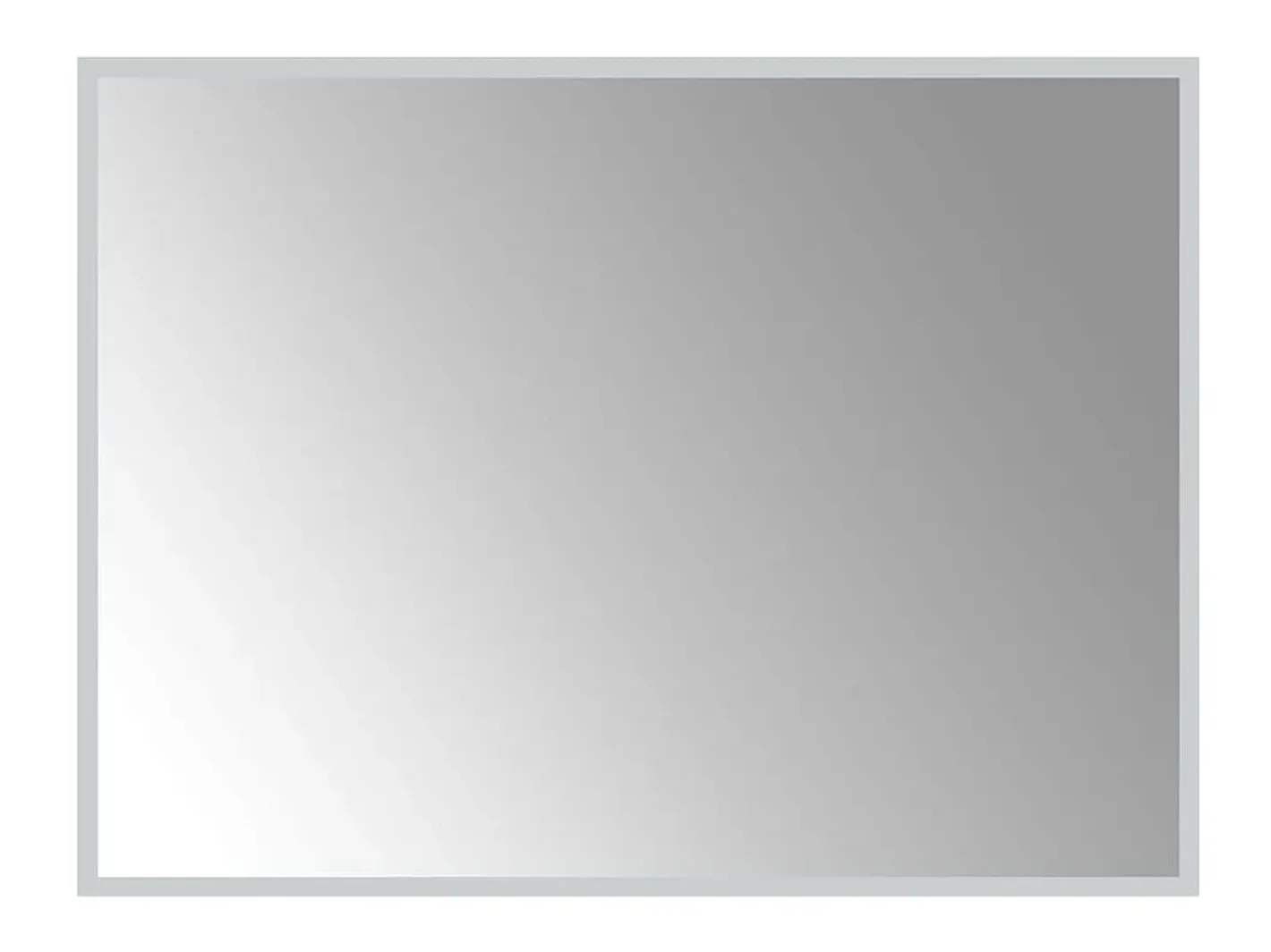 Clearance Espejo de baño con LED 80x60 cm ES994609 Transparente