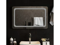 Hot Espejo de baño con LED 80x50 cm ES438313 Transparente