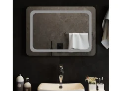 Espejo-Espejo de baño con LED 70x50 cm ES956715 Transparente