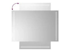 Espejo de baño con LED 40x60 cm ES899280 Transparente Best