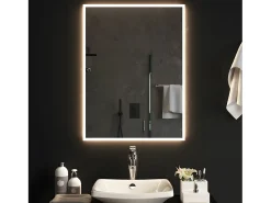 Discount Espejo de baño con LED 60x80 cm ES462955 Transparente
