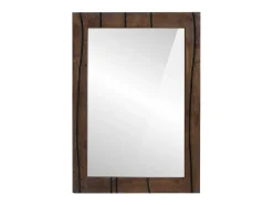 Espejo-Espejo de baño de pared marrón 50 x 2,5 x 70 cm Marru00f3n