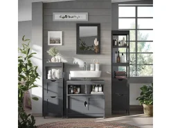 Vicco Espejo-Espejo de baño 40x10x50 vilda Gris