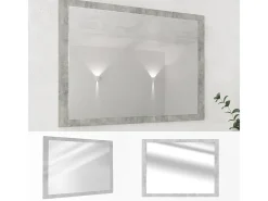 Vicco Espejo-Espejo de baño hormigón 45x2x60 kiko Gris claro