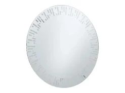 Espejo de baño LED 80 cm Plateado Hot