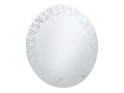Espejo de baño LED 70 cm Plateado Outlet