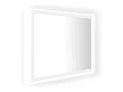 Online Helloshop26 Espejo de baño LED 60 x 8,5 x 37 cm acrílico 02_0006981 Blanco