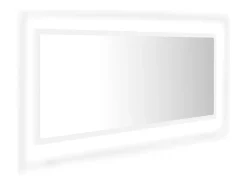 Helloshop26 Espejo de baño LED 100 x 8,5 x 37 cm acrílico 02_0006979 Blanco