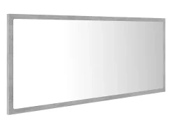 Helloshop26 Espejo de baño LED 100 x 8,5 x 37 cm acrílico 02_0006989 Gris