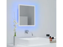 Espejo de baño LED acrílico 40x8,5x37 cm ES292555 Blanco Clearance