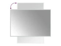 Espejo de baño LED 60x90 cm Transparente Online
