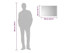 Discount Espejo de baño LED 60x40 cm Transparente