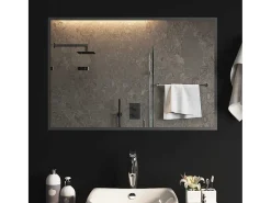Clearance Espejo de baño LED 90x60 cm Transparente