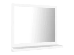 Discount Espejo de baño madera contrachapada 40x10,5x37 cm ES782851 Blanco