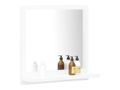 Discount Espejo de baño madera contrachapada 40x10,5x37 cm ES782851 Blanco