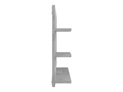Discount Espejo de baño madera contrachapada hormigón 60x10,5x45 cm ES274293 Gris