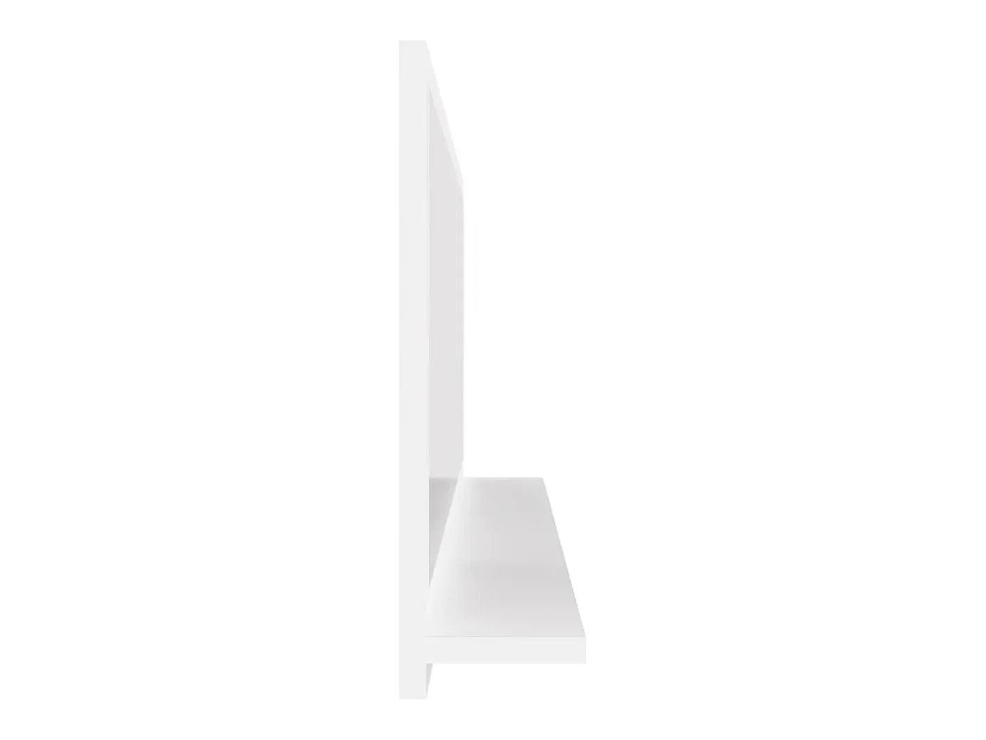 Espejo-Espejo de baño madera contrachapada 90x10,5x37 cm ES706876 Blanco