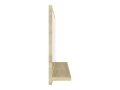 Online Espejo de baño madera contrachapada color roble 60x10,5x37 cm ES234679 Marru00f3n