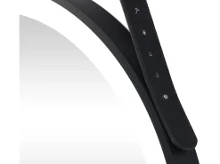 OZAIA Espejo de baño rectangular de estilo contemporáneo 50x80 o 50x140 cm DEMETRIA Negro Outlet