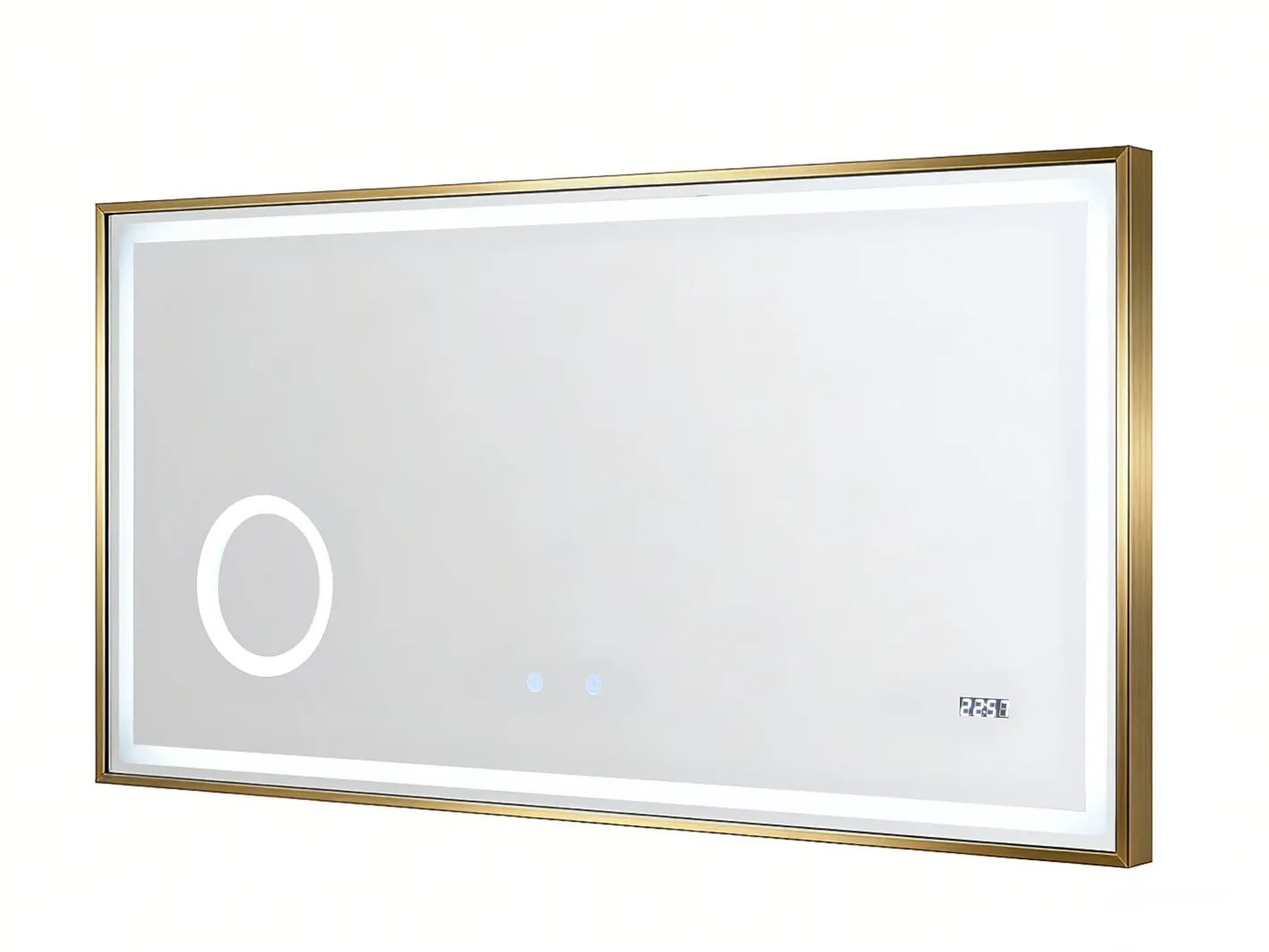 OZAIA Espejo de baño rectangular - 120 x 60 cm - AITANA Dorado Best