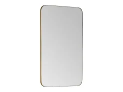 OZAIA Espejo De Pared|Espejo-Espejo de baño rectangular con borde , 50x80cm, DEMETRIA Dorado