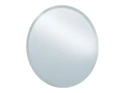 Hot vidaxl Espejo de baño redondo con luces LED plata Ø80cm Plateado