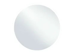 Hot vidaxl Espejo de baño redondo con luces LED plata Ø80cm Plateado