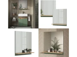 Discount Vicco Espejo de baño /artesano 60x14x67 marelle Verde