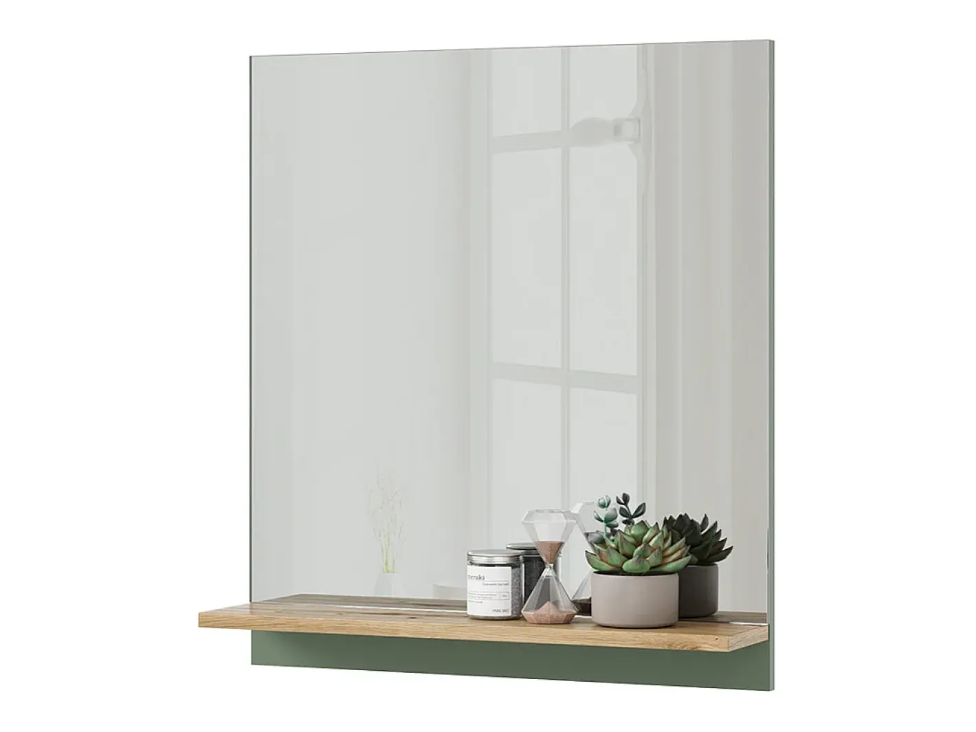 Discount Vicco Espejo de baño /artesano 60x14x67 marelle Verde