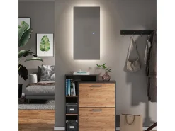 New Vicco Espejo de baño vidrio 80x40x2.8 miral Transparente