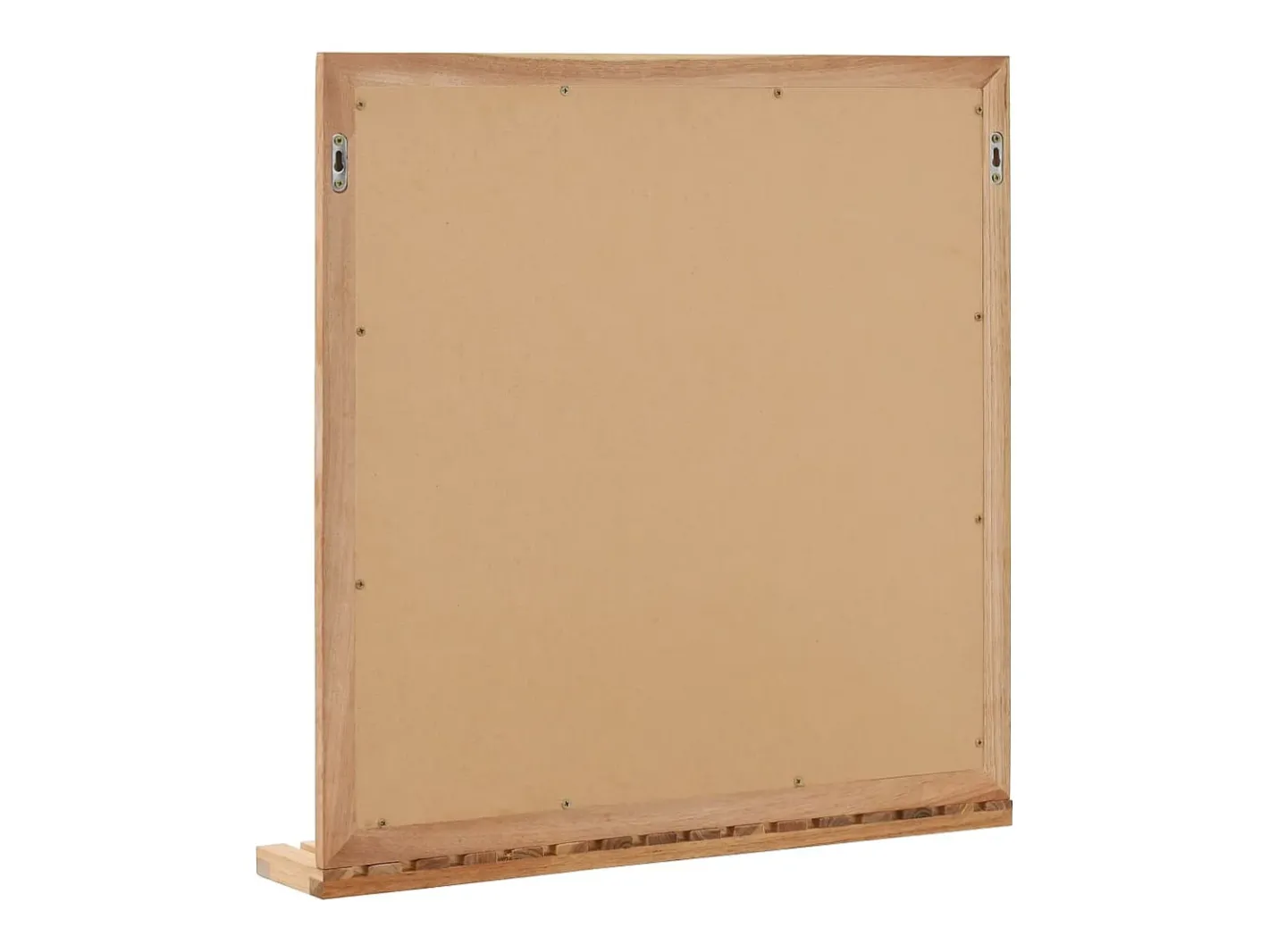 Online Espejo de cuarto de baño madera maciza de nogal 60x12x62 cm ES263147 Marru00f3n