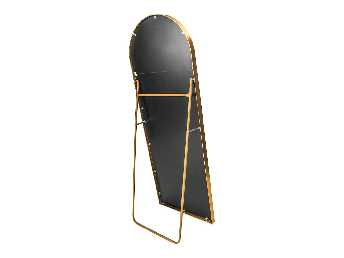 Sale Espejo de cuerpo entero - 165 x 60 cm - Marco de metal - Arqueado - Para salón o vestidor - Dorado