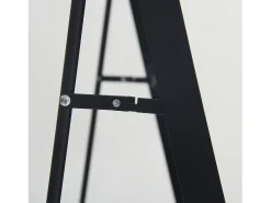 Espejo de cuerpo entero 162 x 53 cm, espejo de pie, espejo de pared grande, espejo de tocador de pie para dormitorio, salón, Negro Outlet
