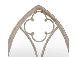 Espejo De Pared|Espejo-Espejo de jardín arena hierro para exterior 70x30 cm ES126730 Crema