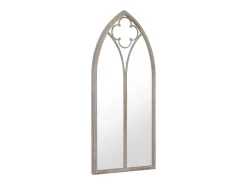 Espejo De Pared|Espejo-Espejo de jardín arena hierro para exterior 100x45 cm ES608499 Crema