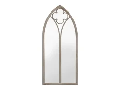 Espejo De Pared|Espejo-Espejo de jardín arena hierro para exterior 100x45 cm ES608499 Crema