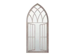Espejo de Jardín Arena 100x45cm Hierro para uso exterior Crema Hot