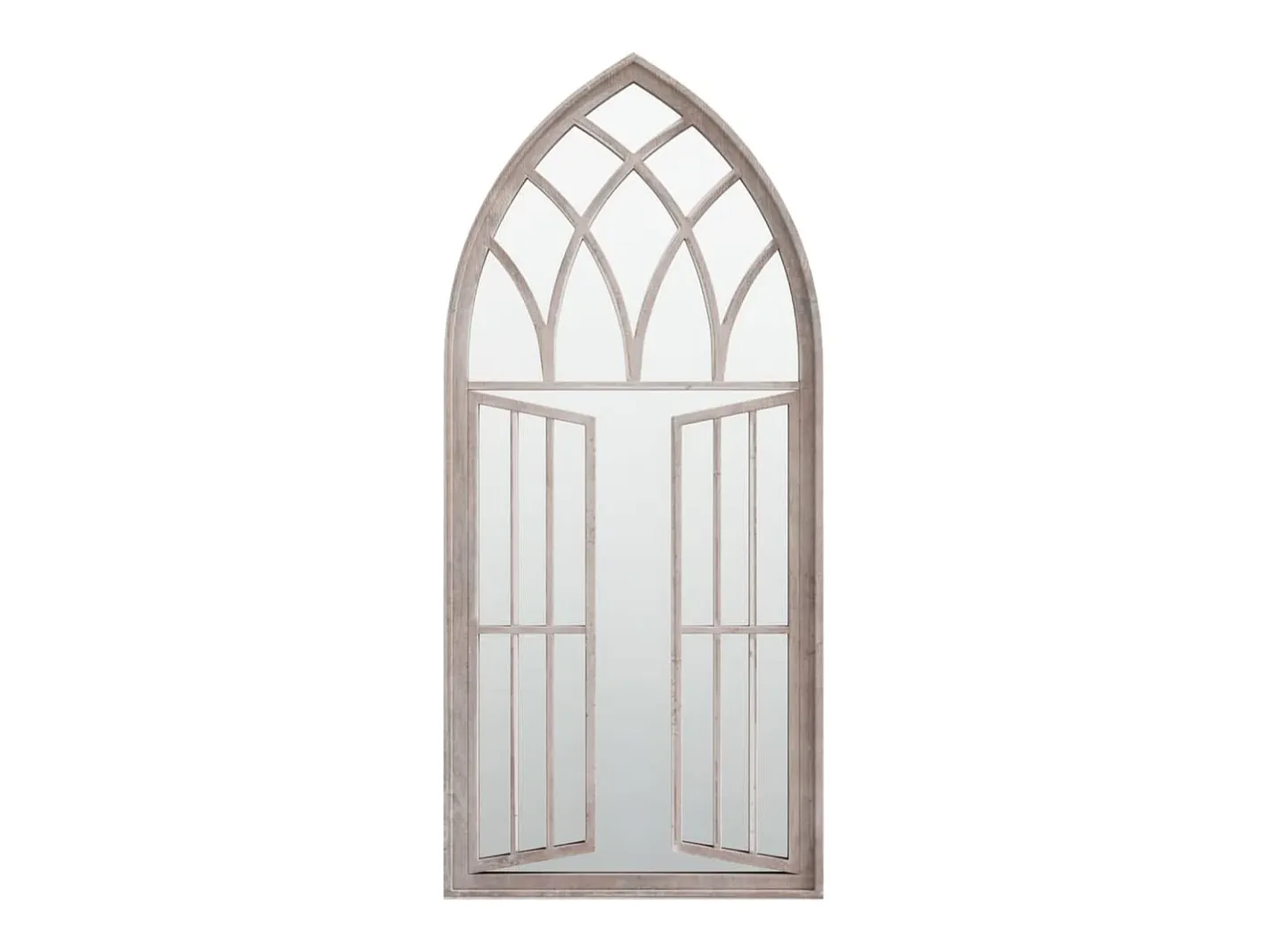 Espejo de Jardín Arena 100x45cm Hierro para uso exterior Crema Hot