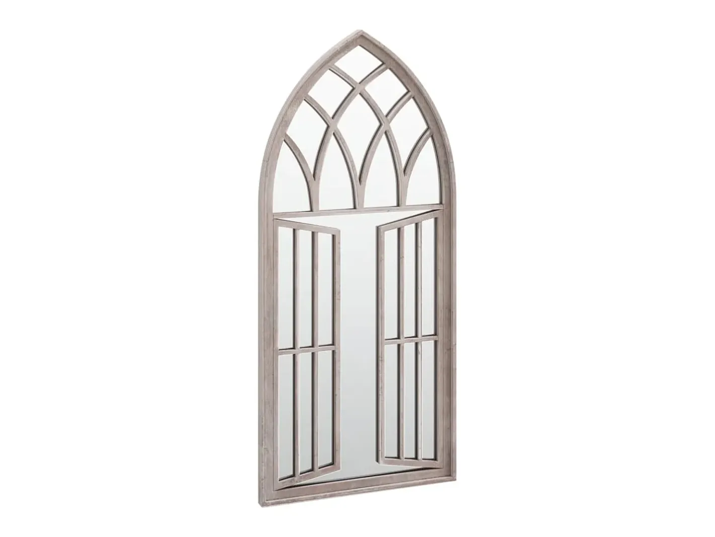 Espejo de Jardín Arena 100x45cm Hierro para uso exterior Crema Hot