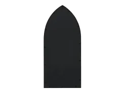 Espejo de jardín hierro para exterior 70x30 cm ES578232 Negro Outlet